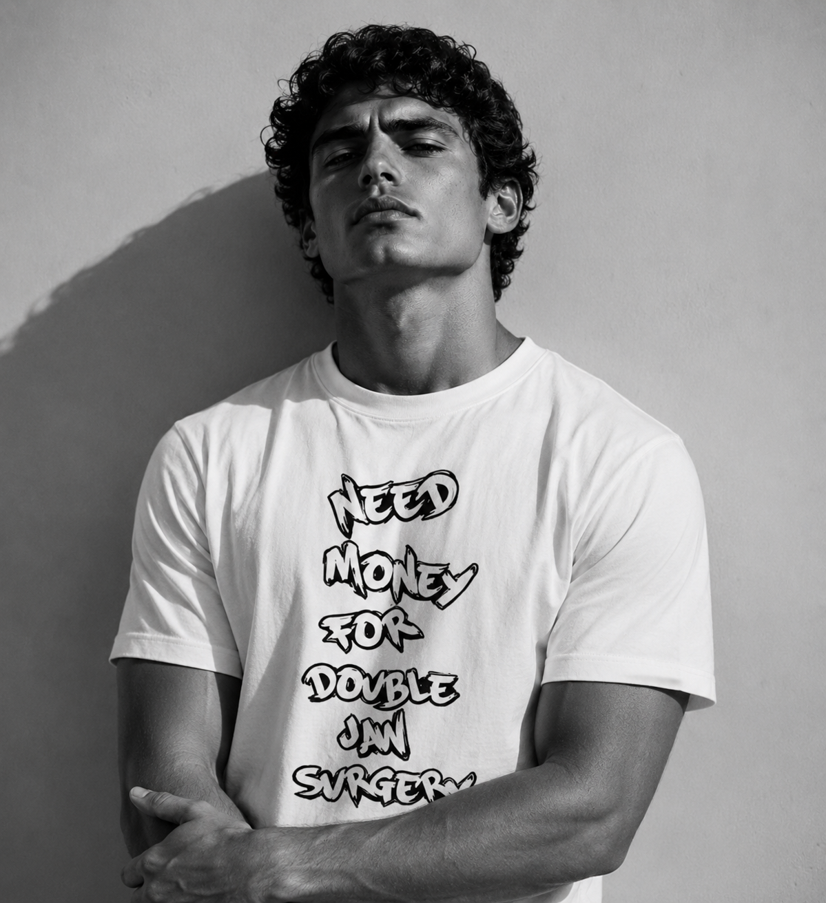 Need Money for Double Jaw Surgery | LOOKSMAXXING T-Shirt